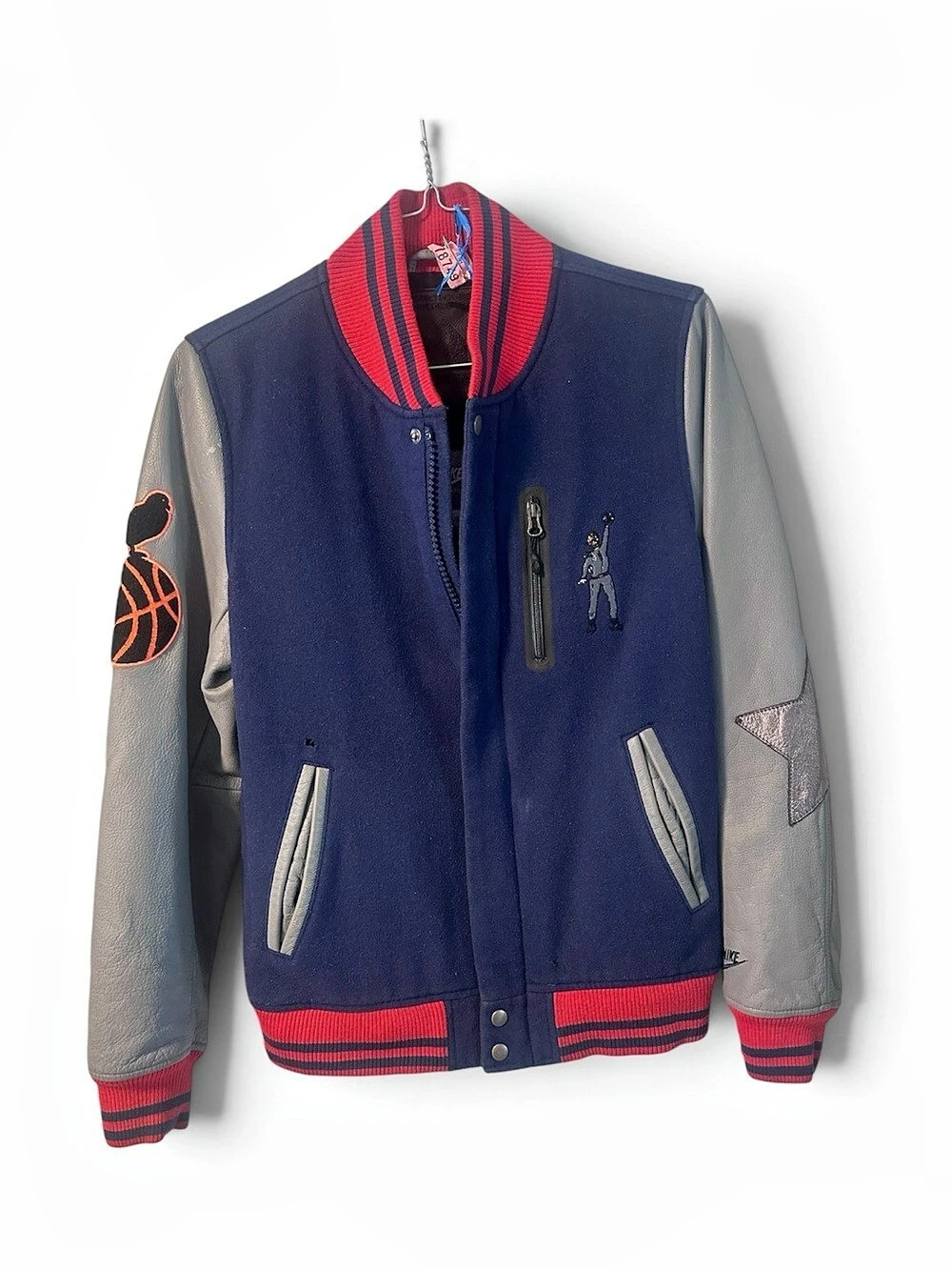 Nike Destroyer Varsity Jacket (Good Ol' American Food Edition) Blue & Red Large